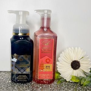 Bath & Body Works Hand Soap Marshmallow Fireside & Bright Christmas Morning NWT